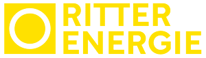 Ritter Energie Logo mit Schrift gelb