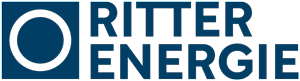 Ritter Energie Logo mit Schrift blau